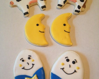 Nursery Rhyme Sugar Cookies