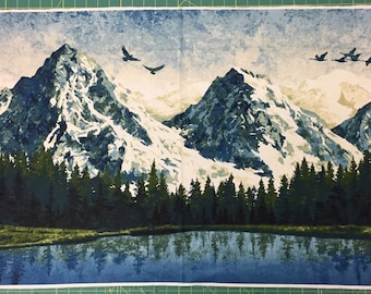 Mountain fabric | Etsy