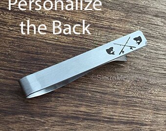 Fisherman Gift Fisherman Tie Clip Fish Tie Clip Fish Tie Bar For Husband Gift Mens Gift For Fisherman Tie Clip For Him Bass Tie Clip