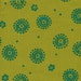1/2 yd. global gardens, disk - lime