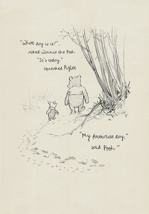 What day is it asked Winnie the Pooh Pooh Quotes classic