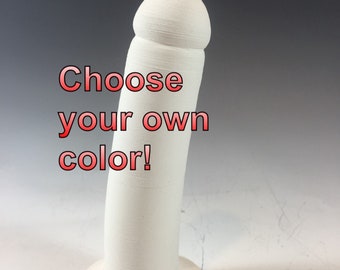 Custom Dildo,Ceramic Dildo, handmade, erotic gift, bachelorette party, custom color, unique, clay cock, colors