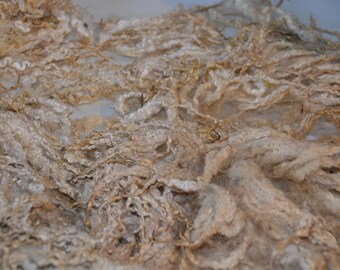 Blue faced Leicester raw wool 1kg/1.1lb
