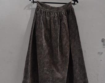 1950s full skirt in brushed cotton