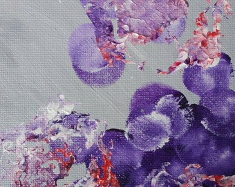 Modern abstract bubble painting