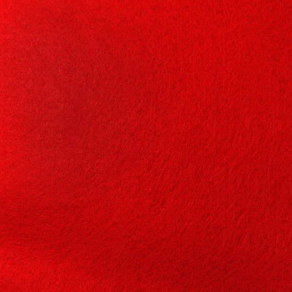 Red Felt Fabric by the yard