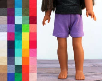 Fits like Wellie Wishers Doll Clothes - Knit Shorts, You Choose Color | 14.5 Inch Doll Clothes