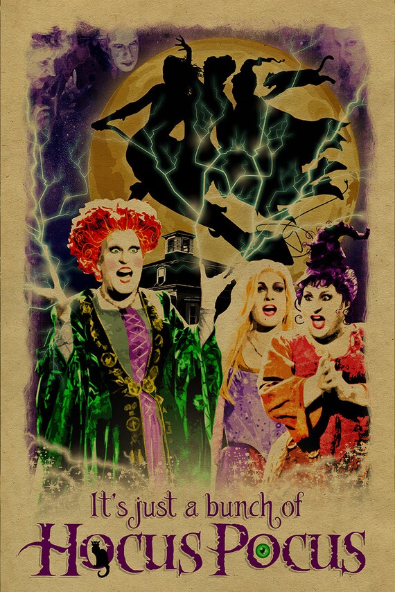 hocus pocus poster bette midler parker kathy printing cover letter