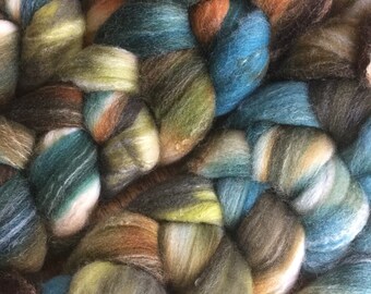 Targhee Bamboo Silk Combed Top Roving