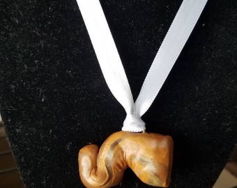 Polymer Clay Textured & Swirled Necklaces