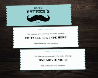 printable tickets etsy