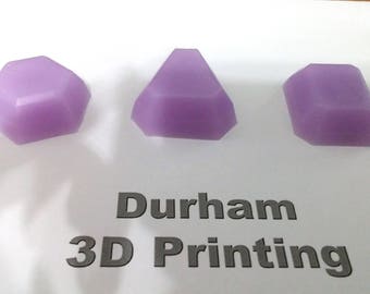 Handmade Scented Glycerin Soap Gems, Set of 3