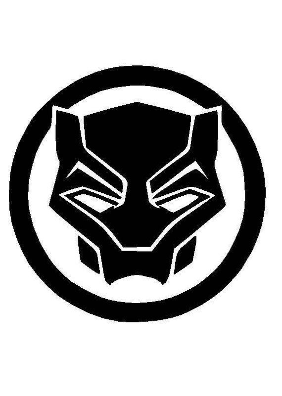 Black Panther Logo Symbol Vinyl Decal Sticker FREE SHIPPING