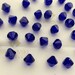 Swarovski #5301 Crystal Cobalt Blue Bicone Faceted Beads 4mm 5mm 8mm