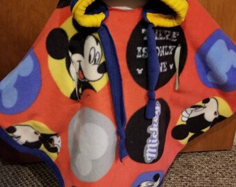 Mickey car seat poncho