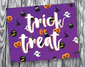 Trick or Treat – Digital File – 8x10 Landscape