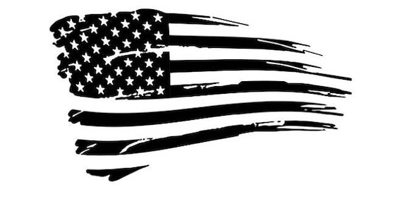 American Flag Transparent PNG Digital File Stencil Vector Cut