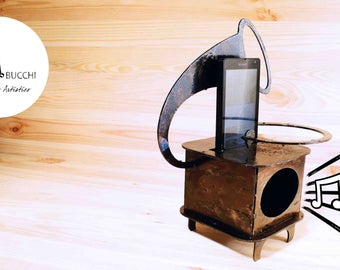 Acoustic Case for Iphone gramophone