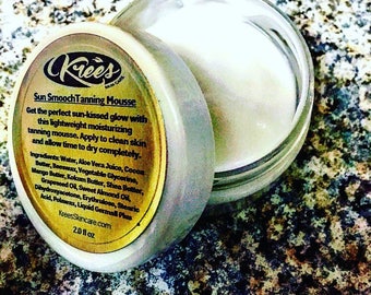 Tanning Mousse - Krees Skincare Sun Smooch Tanning Mousse - Tanning Lotion - Tan Lotion - Sunless Tanner - Sunless Tan Mousse - Self Tanner