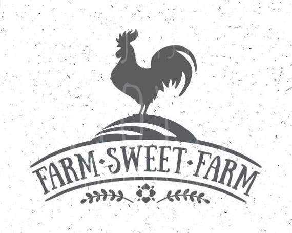 Download Farm svg Farm sweet Farm SVG Farmer Svg Rooster svg Rooster