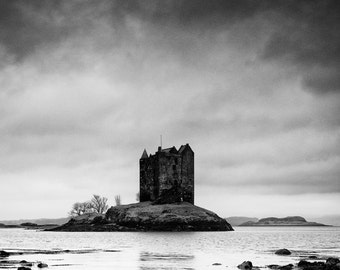 Scottish Castle Photograph, Loch Linnhe, Highlands, Scotland - Landscape Photography - 12 x 16 inch print