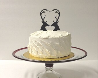 deer head wedding cake