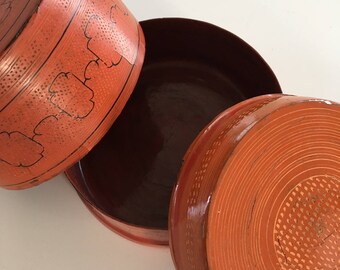 Antique Lacquer Betel Box (Kun it) | 1900