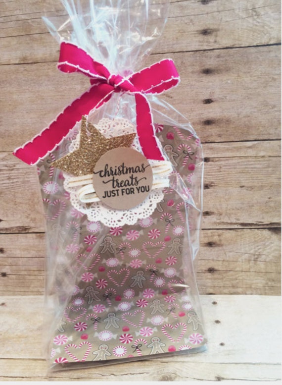 Christmas Cello Wrap XLarge Treat Gift Bag Kit