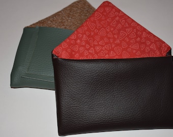 Tobacco silmili leather and cotton