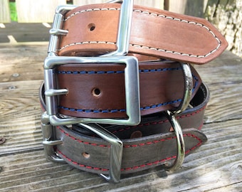 Personalized Leather Dog Collar