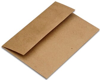 Upgrade to kraft envelopes-print orders only