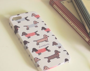 Dachshund Case for iPhone X, 8/ 8 +, 7/7+, 6, 6+, 5/5s/ SE, 4/4s & Samsung