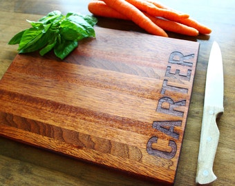 Personalized Cutting Board, Christmas Gift, Custom Name, Last Name, Wedding Gift, Anniversary, Engagement, Gift For Him, Personalized Womens