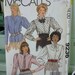Vintage 1980s McCall's Sewing Pattern 9236 Womens Misses' Blouse and Tie Palmer Pletsch UNCUT size 12 bust 34