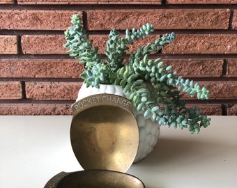 Vintage Brass Pocket Change Coin Dishes