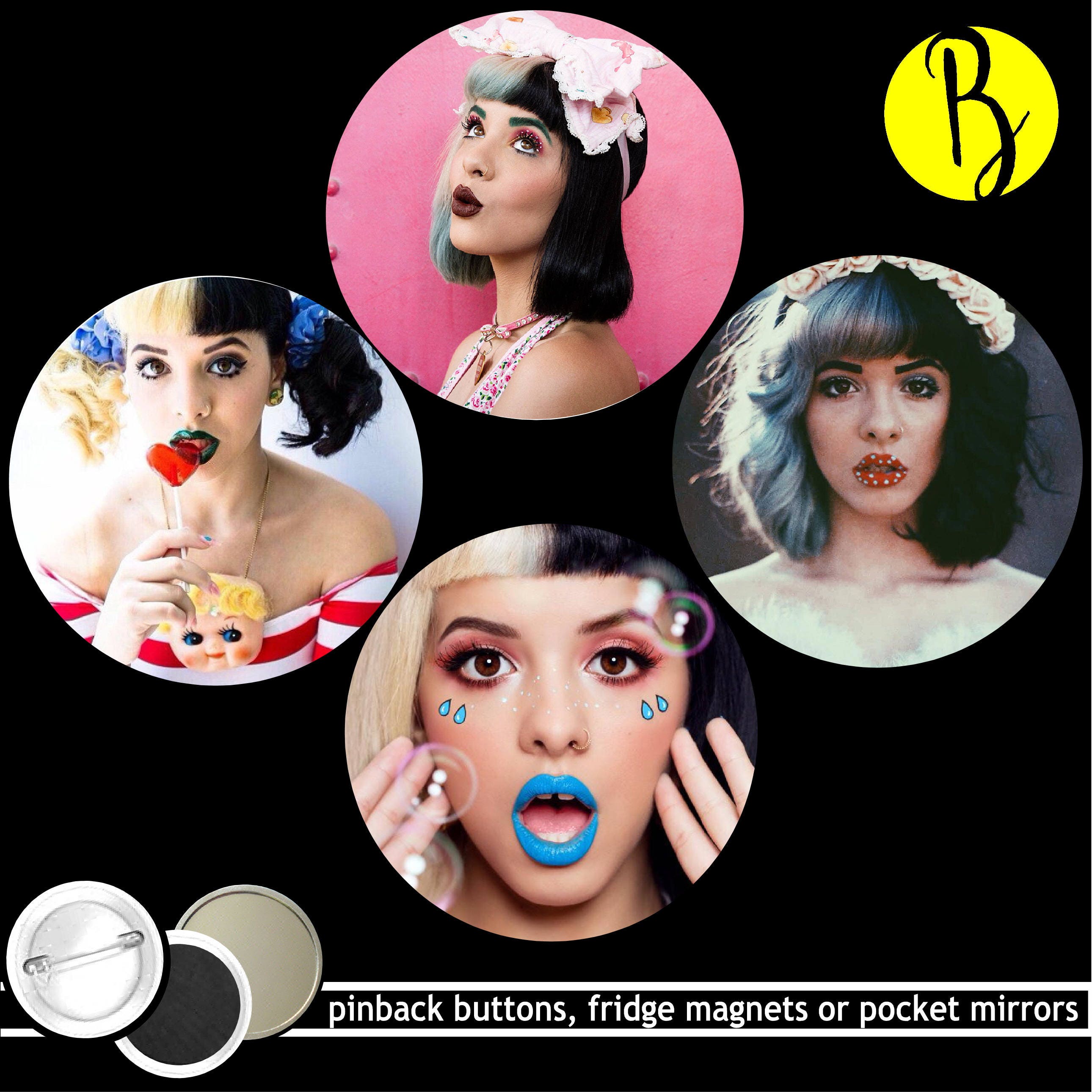 Melanie Martinez SET of 4 PINBACK BUTTONS or Fridge or