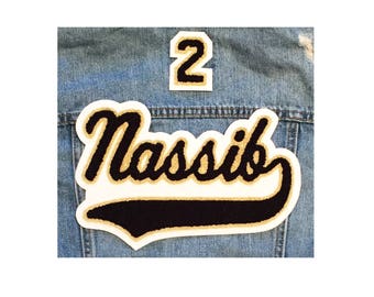 Custom Name Patch and Number (listing is for patches only)