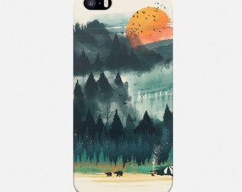 iPhone Case Nature, Forest Phone Case, iPhone 6 Case, iPhone 7 Case, iPhone 6 Plus Case, iPhone 5s Case, iPhone 4 Case, Phone Cover