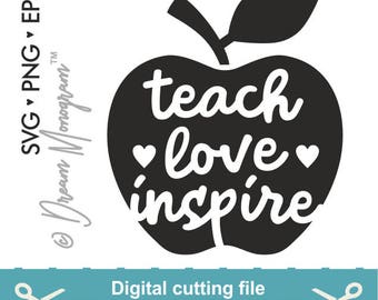 Download Teacher svg | Etsy