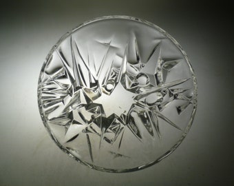 Czech art glass bowl, Oliva Podebrady