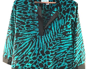 1978 Studio Slams into 80's Glam Vintage Blouse