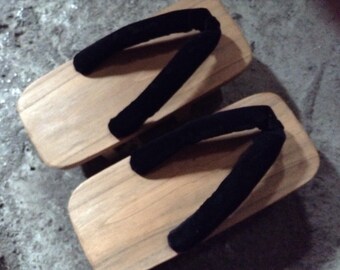 Geta Wooden Zori slipper Japanese Antique