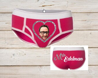 lingerie - bachelorette party - personalized gift - wedding gift - bride gift - underwear - panties - gift for her bridal shower gift photo