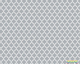 gray quatrefoil etsy grey and white pattern sheets