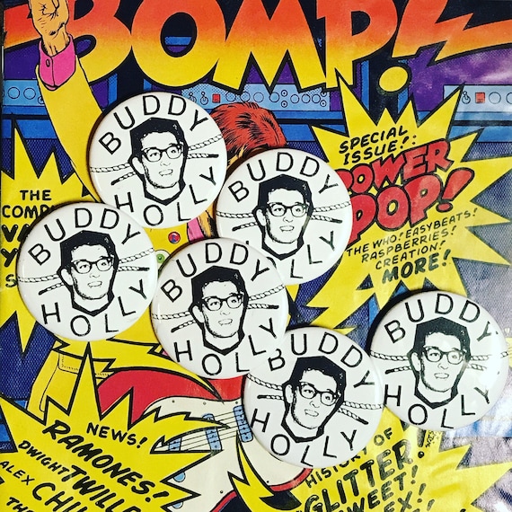 Buddy Holly Pin