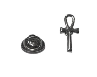 Egyptian Spiritual Ankh cross Lapel Pin Badge in plush gift box