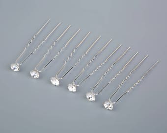 Swarovski Bobby Pin, Fancy Bobby Pin, Wedding Hair pins, Wedding hair Accessories, Bridal Bobby Pins, Wedding bobby pin, Bridesmaids gift