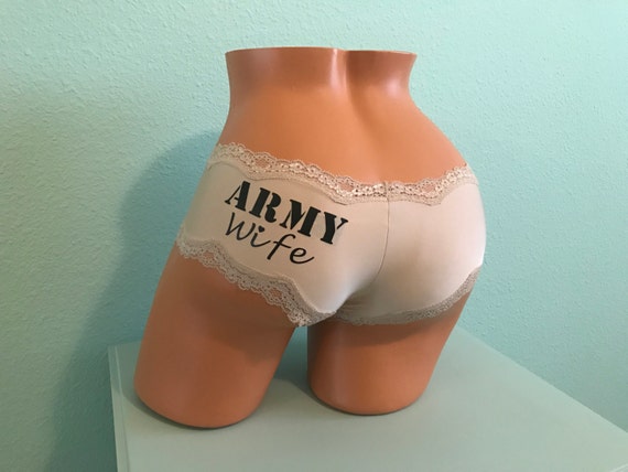 Army Wife Panties / FAST SHIPPING / Army Girlfriend / Army Bride / Military Wife / Military Bride / Military Gift / Military Underwear