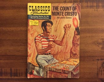 1964 Classics Illustrated #3 Comic Book / GD-FR / The Count of Monte Cristo / Alexandre Dumas / HRN 135
