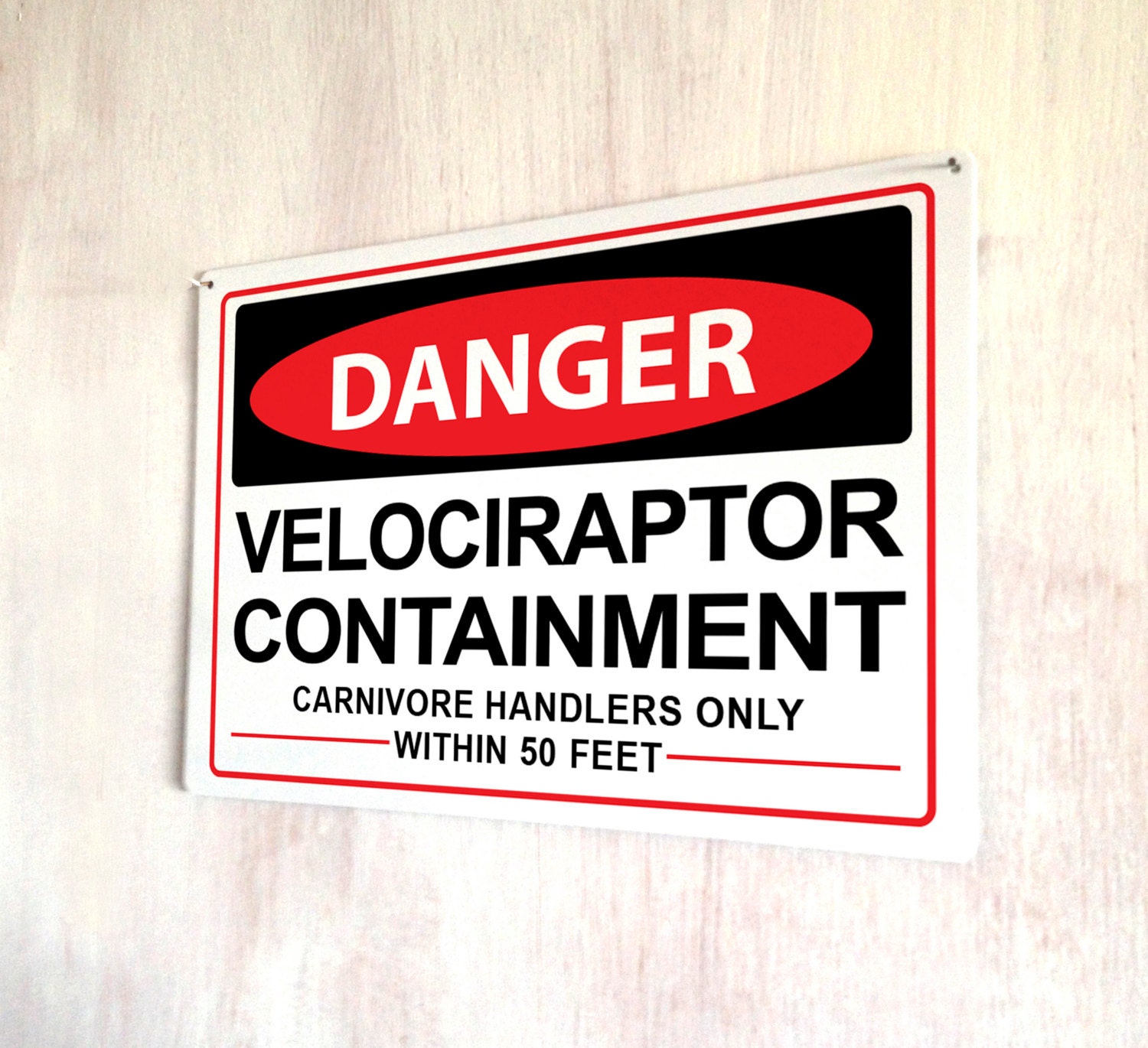 danger danger velociraptor